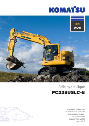 Lánctalpas kotrók Komatsu PC228US-LC-8