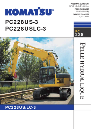 Lánctalpas kotrók Komatsu PC228US-LC-3