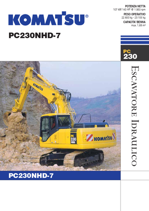 Lánctalpas kotrók Komatsu PC230NHD-7