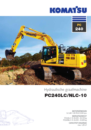 Lánctalpas kotrók Komatsu PC240LC-10