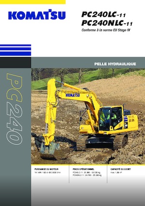 Lánctalpas kotrók Komatsu PC240NLC-11E0