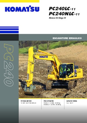 Lánctalpas kotrók Komatsu PC240NLC-11E0
