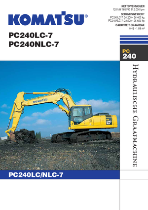 Lánctalpas kotrók Komatsu PC240LC-7
