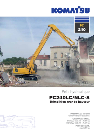 Lánctalpas kotrók Komatsu PC240LC-8