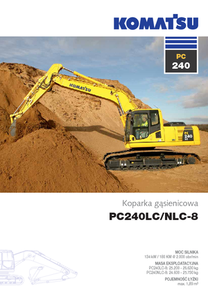 Lánctalpas kotrók Komatsu PC240NLC-8