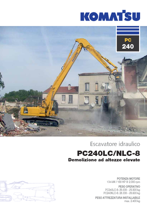 Lánctalpas kotrók Komatsu PC240LC-8