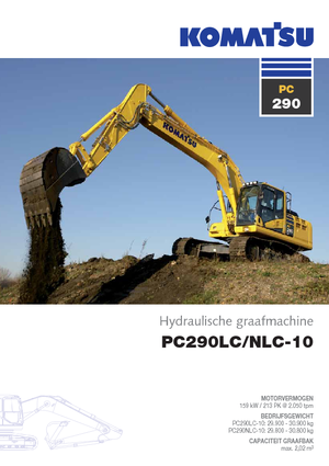 Lánctalpas kotrók Komatsu PC290LC-10