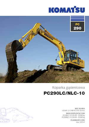 Lánctalpas kotrók Komatsu PC290LC-10