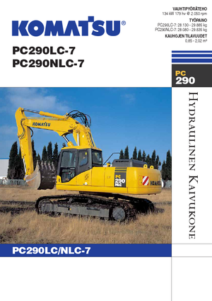 Lánctalpas kotrók Komatsu PC290LC-7