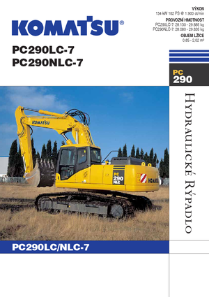 Lánctalpas kotrók Komatsu PC290LC-7