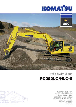 Lánctalpas kotrók Komatsu PC290LC-8