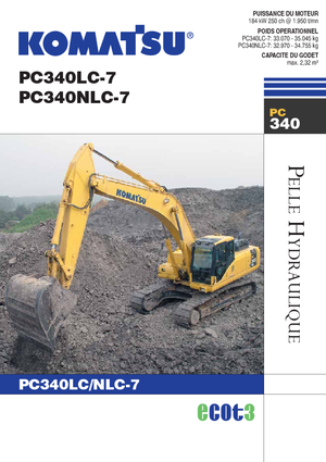 Lánctalpas kotrók Komatsu PC340NLC-7