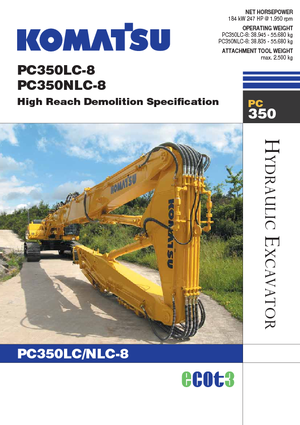 Lánctalpas kotrók Komatsu PC350NLC-8