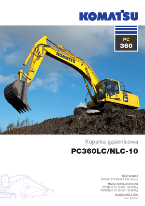Lánctalpas kotrók Komatsu PC360LC-10