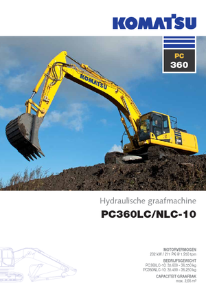 Lánctalpas kotrók Komatsu PC360LC-10