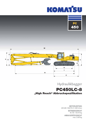 Lánctalpas kotrók Komatsu PC450HRD-8