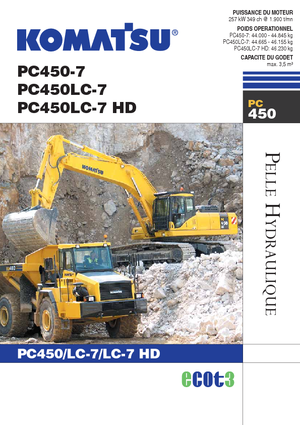 Lánctalpas kotrók Komatsu PC450LC-7