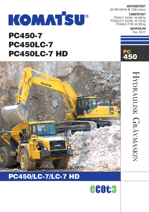 Lánctalpas kotrók Komatsu PC450LC-7