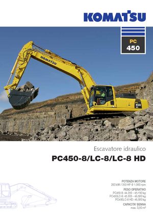 Lánctalpas kotrók Komatsu PC450LC-8
