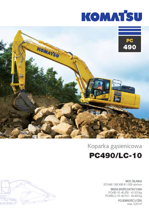 Lánctalpas kotrók Komatsu PC490LC-10