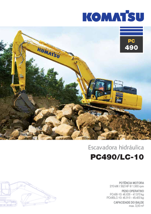 Lánctalpas kotrók Komatsu PC490LC-10