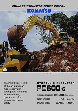 Lánctalpas kotrók Komatsu PC600-6