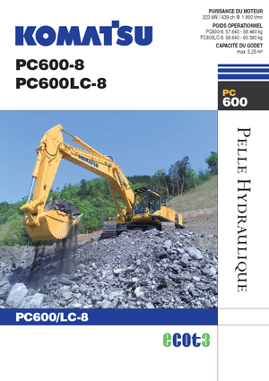 Lánctalpas kotrók Komatsu PC600-8