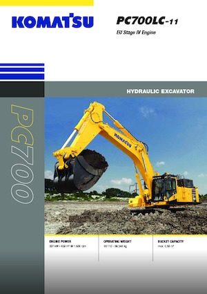 Lánctalpas kotrók Komatsu PC700LC-11E0