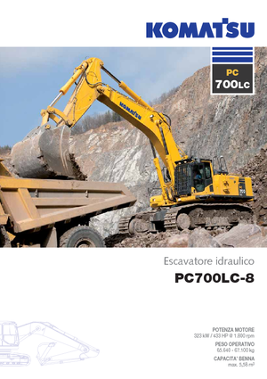 Lánctalpas kotrók Komatsu PC700LC-8