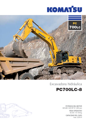 Lánctalpas kotrók Komatsu PC700LC-8