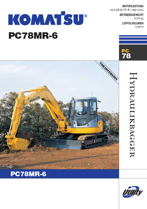 Lánctalpas kotrók Komatsu PC78MR-6