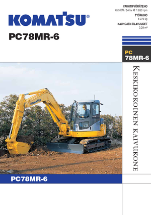 Lánctalpas kotrók Komatsu PC78MR-6