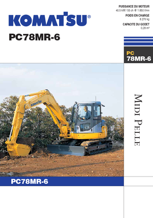 Lánctalpas kotrók Komatsu PC78MR-6