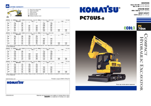 Lánctalpas kotrók Komatsu PC78US-8