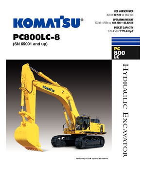 Lánctalpas kotrók Komatsu PC800-8 E0