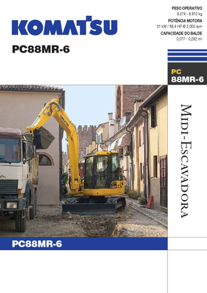 Lánctalpas kotrók Komatsu PC88MR-6