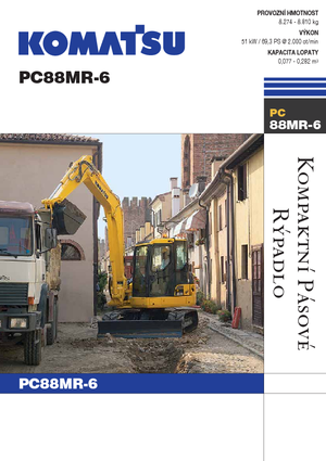 Lánctalpas kotrók Komatsu PC88MR-6