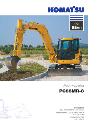 Lánctalpas kotrók Komatsu PC88MR-8