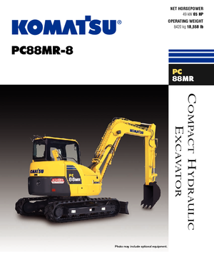Lánctalpas kotrók Komatsu PC88MR-8