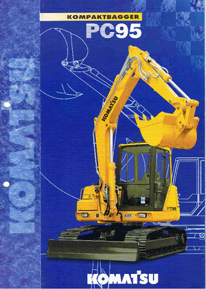 Lánctalpas kotrók Komatsu PC95 -1