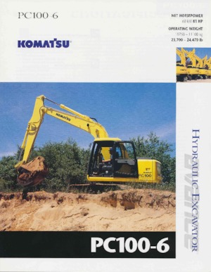 Lánctalpas kotrók Komatsu PC100-6