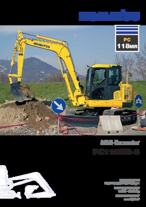 Lánctalpas kotrók Komatsu PC118MR-8