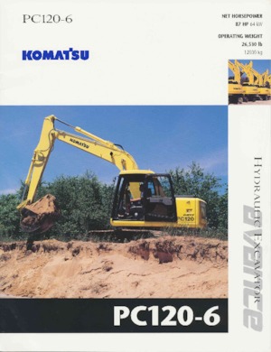 Lánctalpas kotrók Komatsu PC120-6