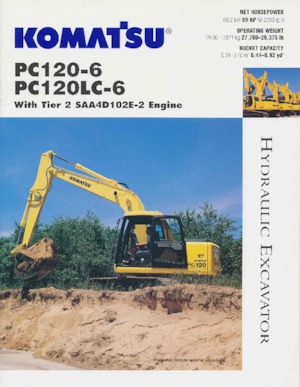 Lánctalpas kotrók Komatsu PC120-6