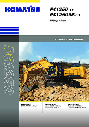 Lánctalpas kotrók Komatsu PC1250-11E0