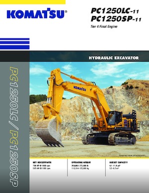 Lánctalpas kotrók Komatsu PC1250LC-11