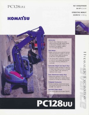Lánctalpas kotrók Komatsu PC128UU