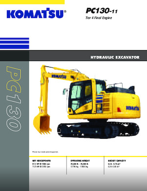 Lánctalpas kotrók Komatsu PC130-11