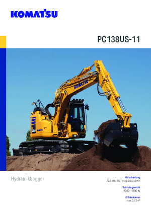 Lánctalpas kotrók Komatsu PC138US-11E0