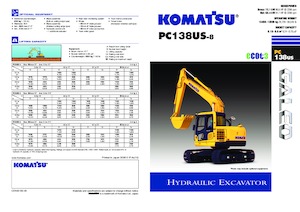 Lánctalpas kotrók Komatsu PC138US-8